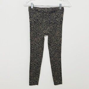 Spanx Look at Me Now Leggings Leopard Print Women's Size M